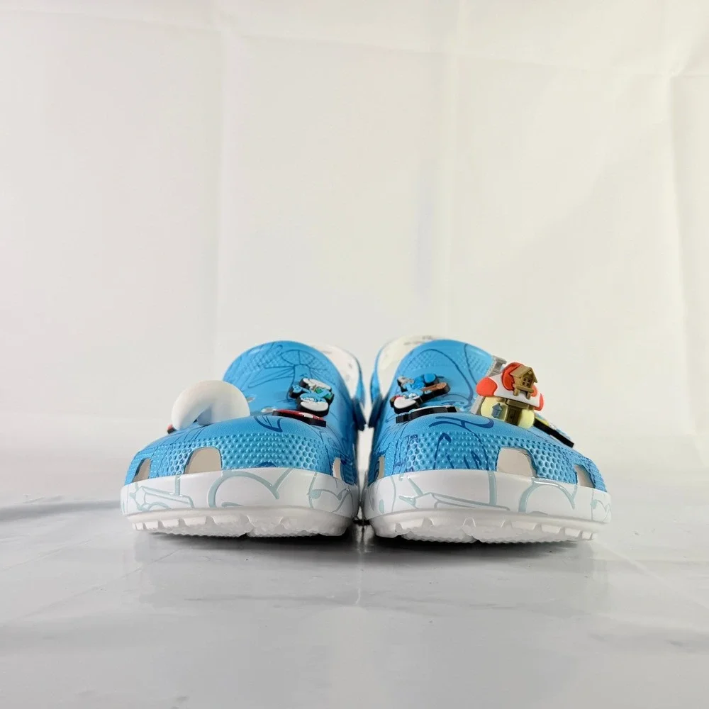 Crocs Smurfs‎ Classic Clog Blue Multi Mens 9 Womens 11 210820-90H New